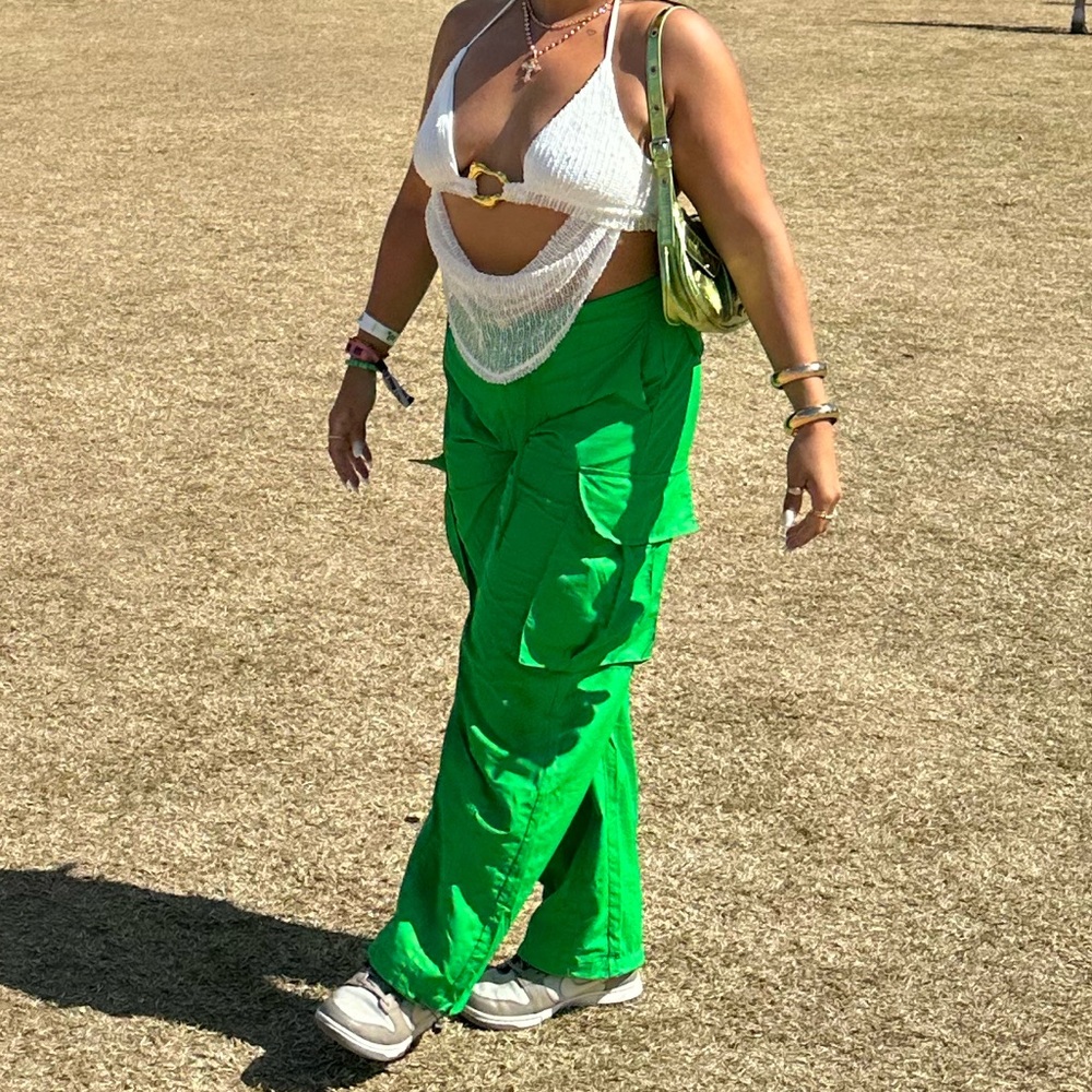 Green Festival Pants